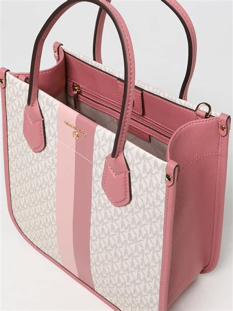 michael kors pink purse spring 2019 tassle|Michael Kors pink canvas tote.